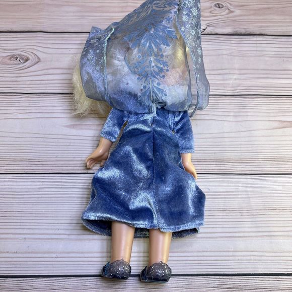 Disney Princess Frozen Elsa Toddler Doll 13” Glitter Dress Lights & Sounds Works - Picture 11 of 12